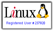 Registrierter Linux User Nr. 237920